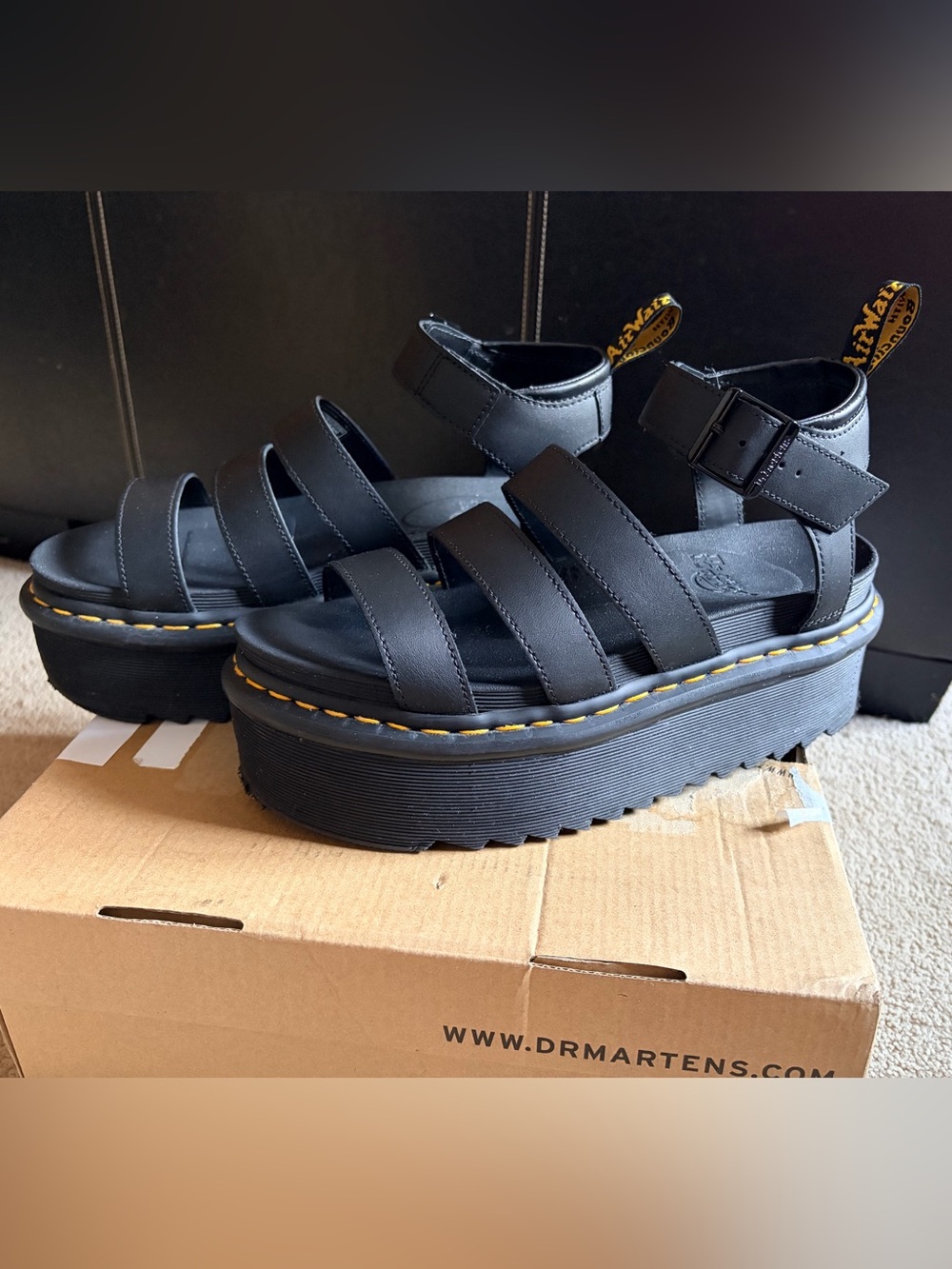 Dr. Martens Blaire Quad Sandals Size 9